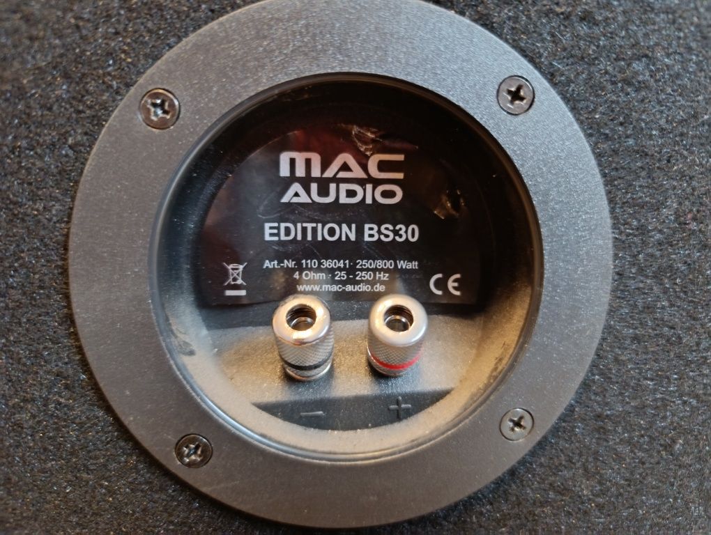 Subwoofer MAC AUDIO EDITION BS30 Skrzynia zamknięta
