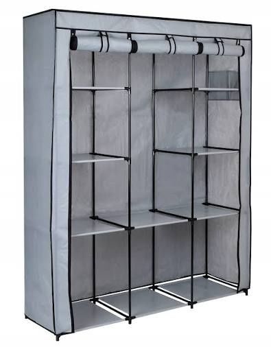 Szafa tekstylna z 10 półkami Mira Maxi - szara
Nowość