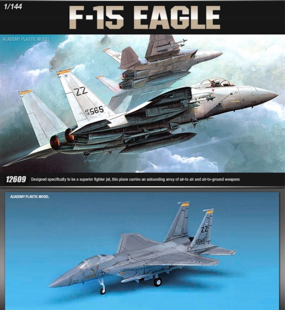 Academy 12609 samolot F-15 Eagle model 1:144