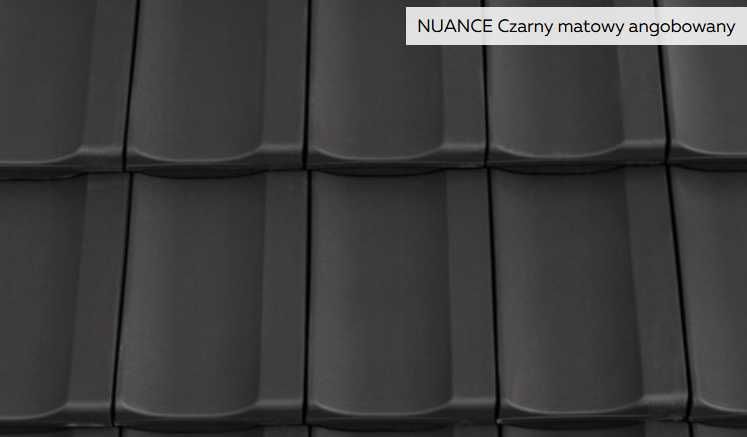 Dachówka ceramiczna CREATON CANTUS czarna matowa - 50%