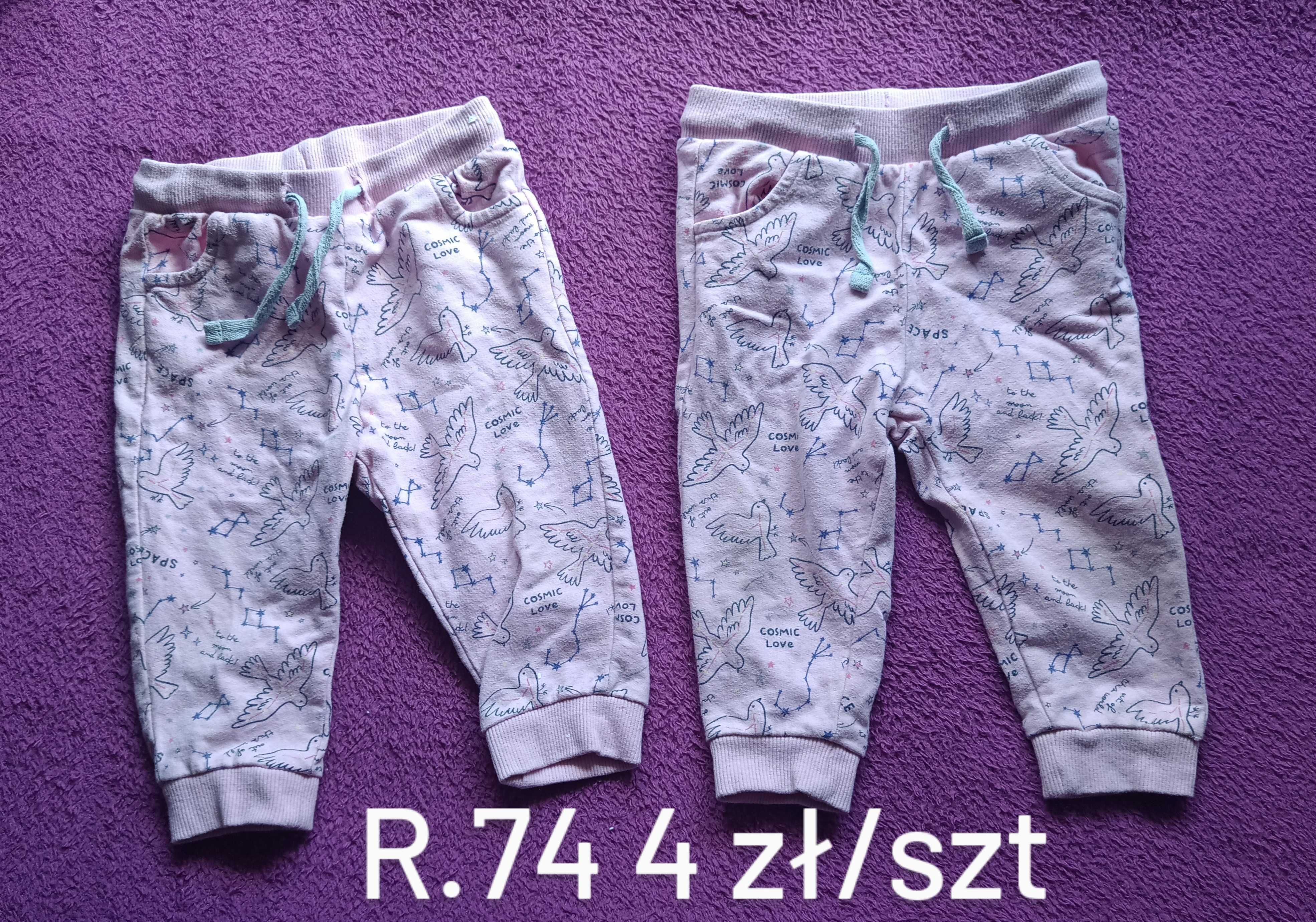 Ubranka na bliźniaczki r.74