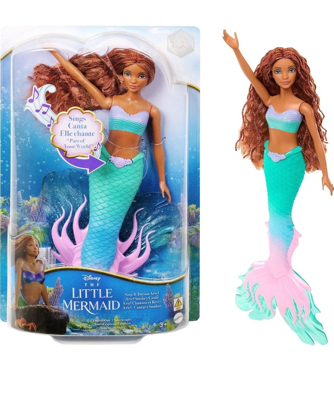 Співоча лялька русалонька Аріель The Little Mermaid 2023 Ariel Mattel