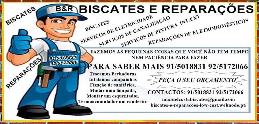 Biscates e Reparações ao Domicilio