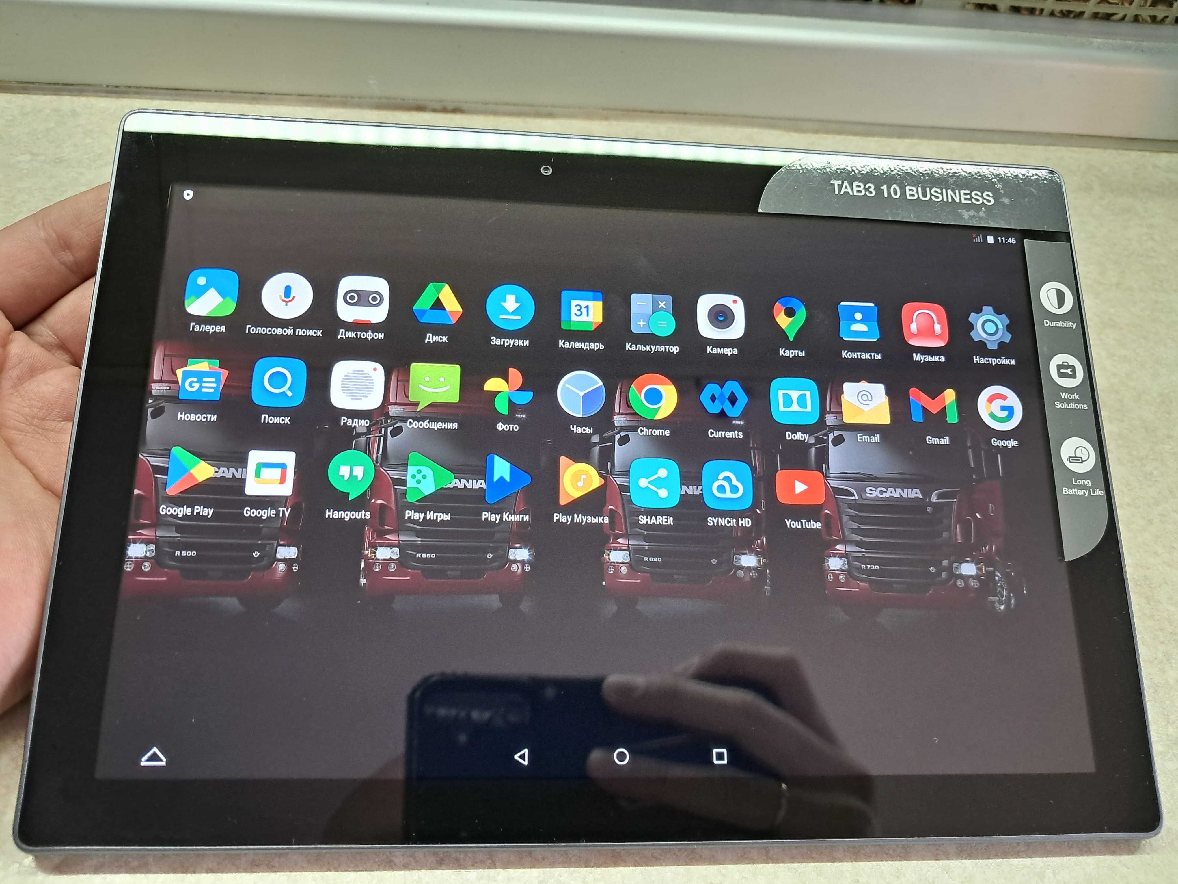 Планшет Lenovo з діагоналлю 10,1” Black. 4G. Оригінал. Стан ідеальний!