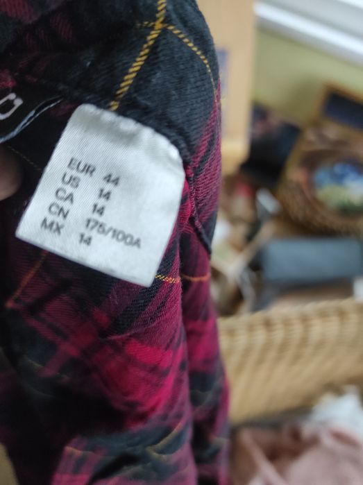 Koszula flanelowa damska rozmiar 44 ( zawyżony)