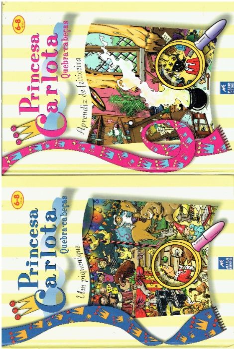 11092 Coleção Princesa Carlota- Quebra Cabeças 6- 8 anos