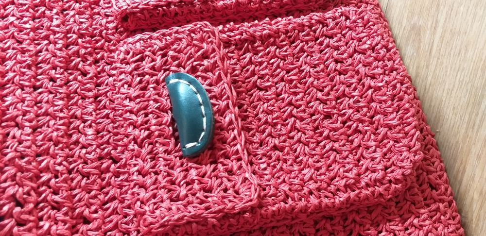 Сумка женская из рафии(ручная работа)