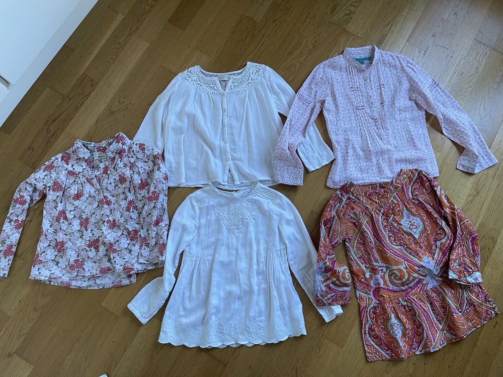 Camisas menina 6 anos Massimo Dutti e zara