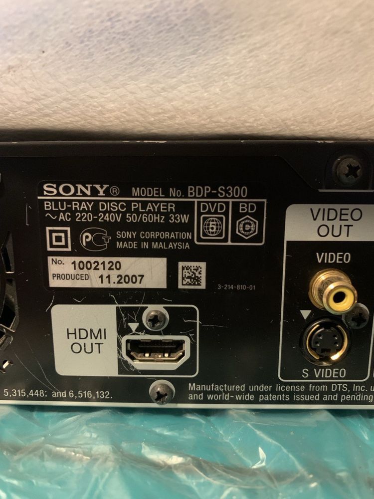Sony bdp-s300 Blu-ray