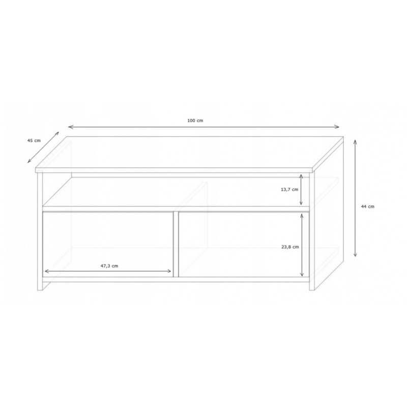 Szafka pod TV MILI 100 cm 4 kolory