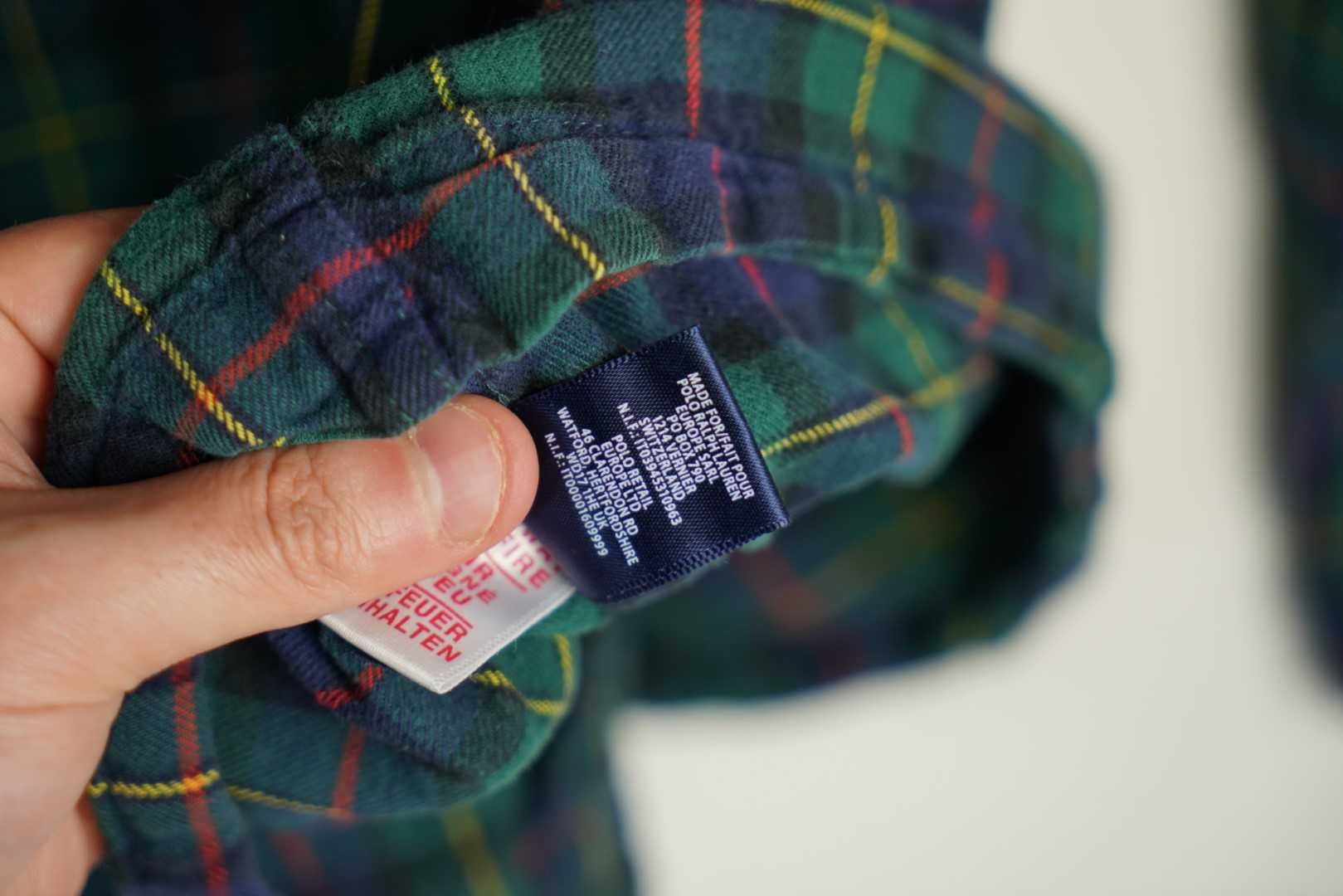 Ralph Lauren męska koszula nocna bawełniana M wus17