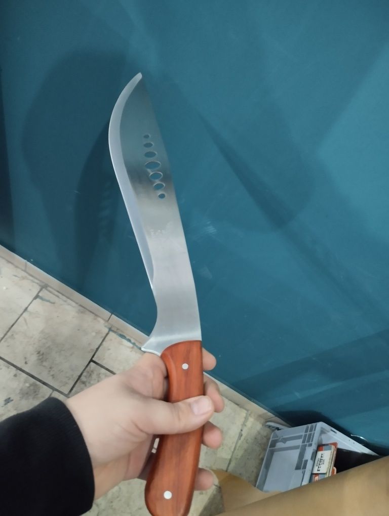 Maczeta kukri 51cm drewno stał z pokrowcem