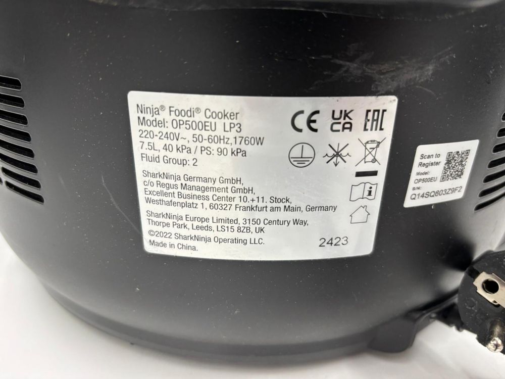 Ninja multi cooker OP500EU wielofunkcyjne urządzenie 9 w 1