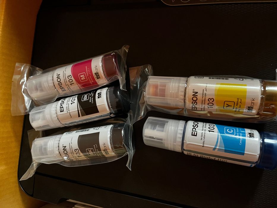 Zestaw biurowy Epson EcoTank L3270 + tusze, papier, laminator i folie