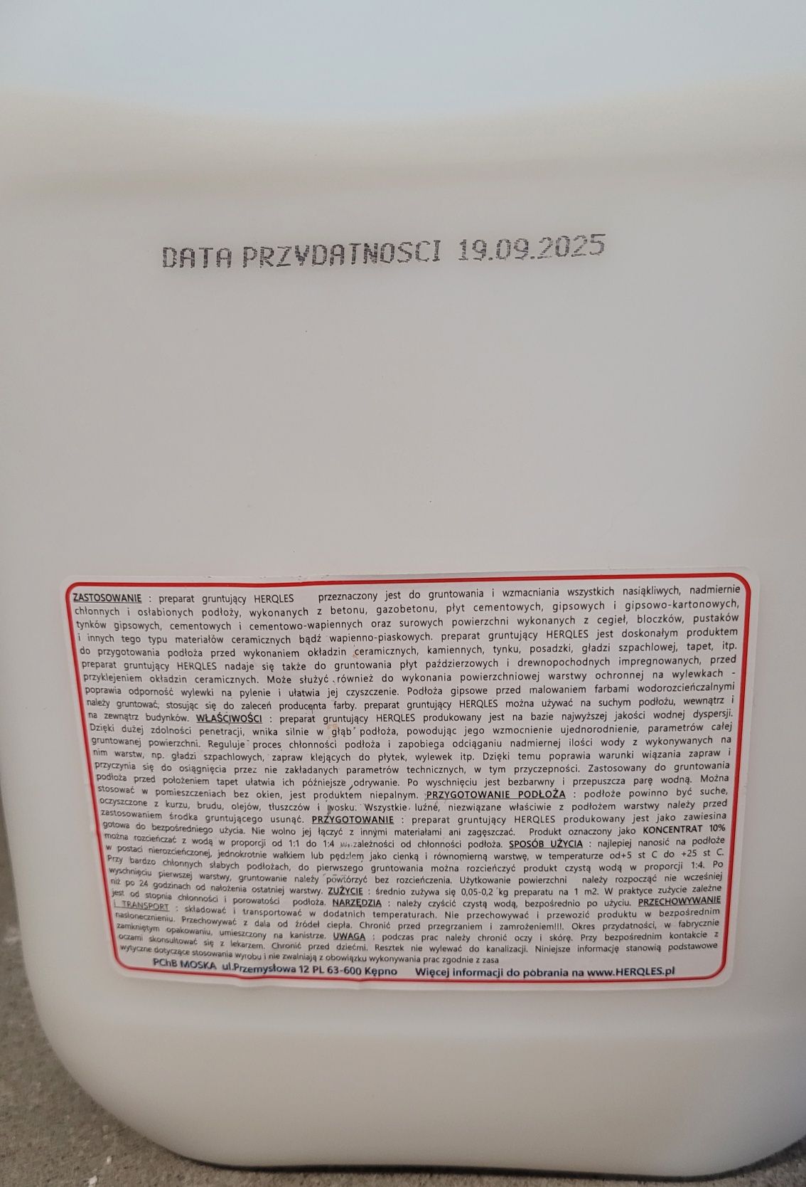 Grunt środek gruntujący 10L x 2 Uniwersalny J-23