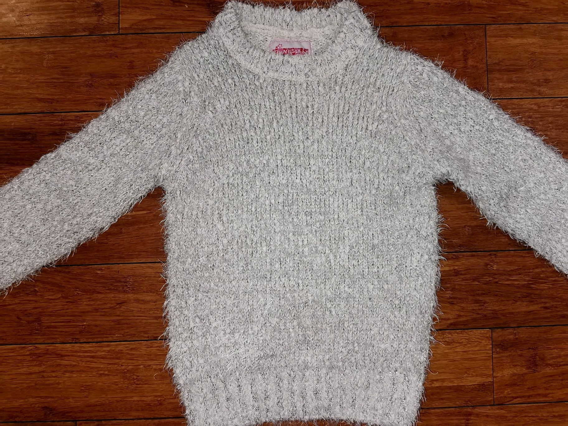 Sweterek rozm 134 bluza-tunika 134