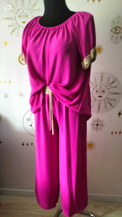 Wikiland Komplet letni wiskozowy Hiszpanka Do 140 cm Biust Biodra