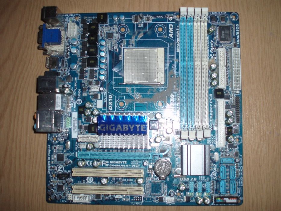 плата Gigabyte GA-MA78MLT-US2H sAM3      DDR3  не   робоча