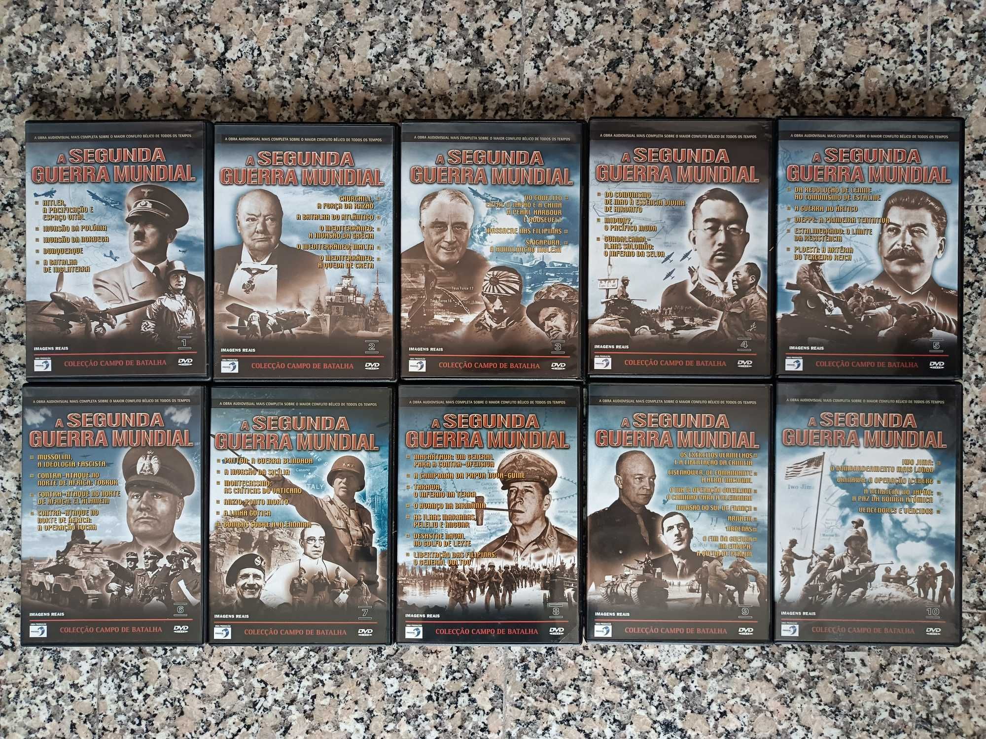 Coleção a Segunda Guerra Mundial - 10 DVDs