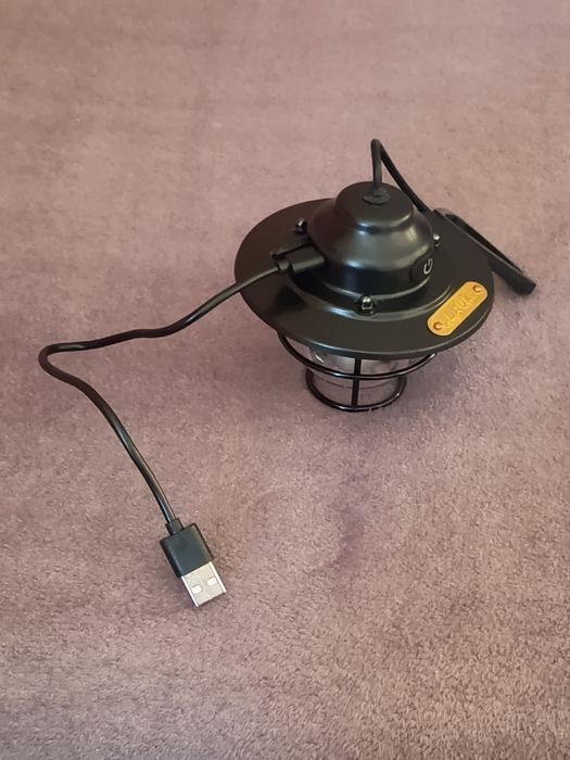 Lampa LED wisząca, kempingowa. Ładowanie przez USB. Różne tryby. Nowa!