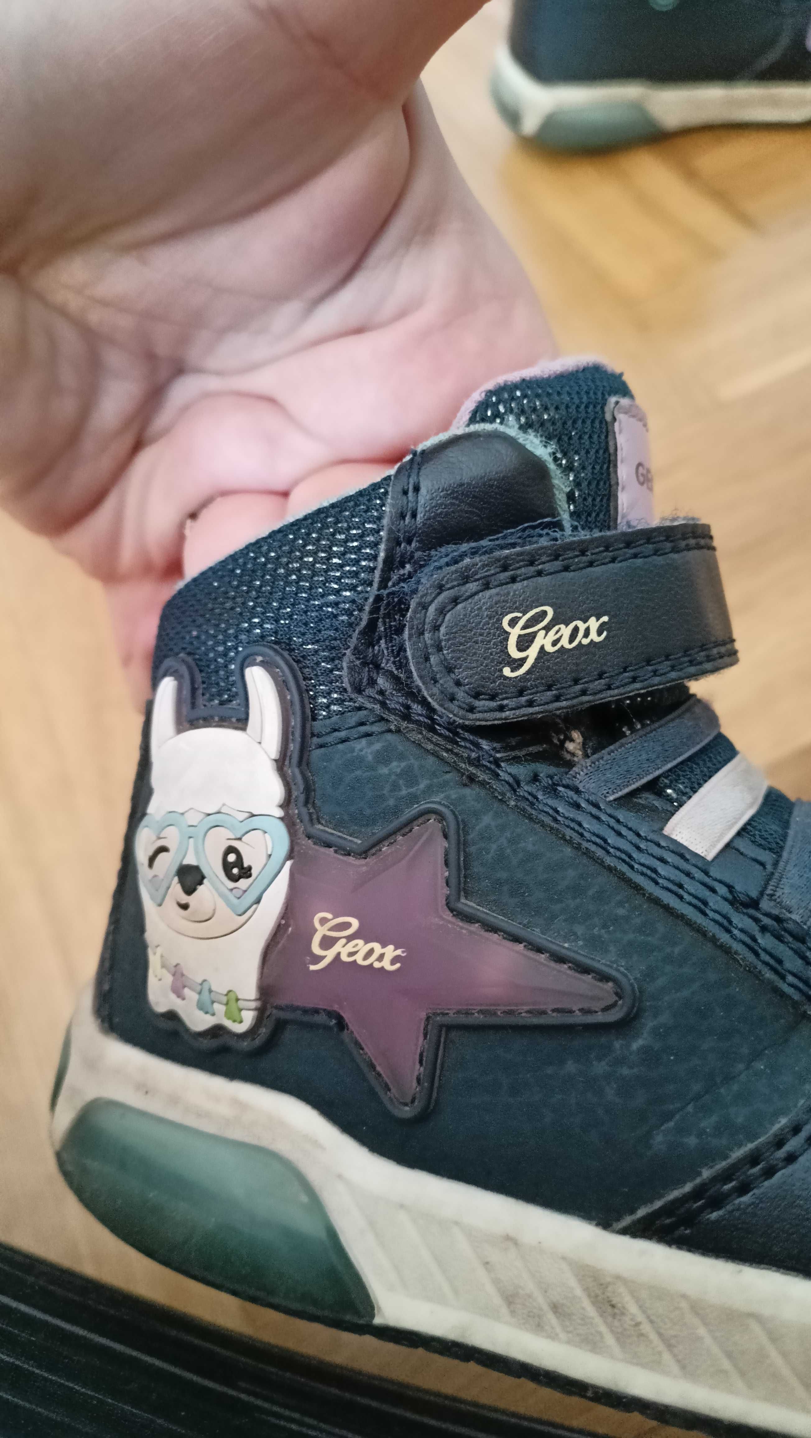zestaw - 2 pary butów świecące GEOX trzewiki / sneakersy