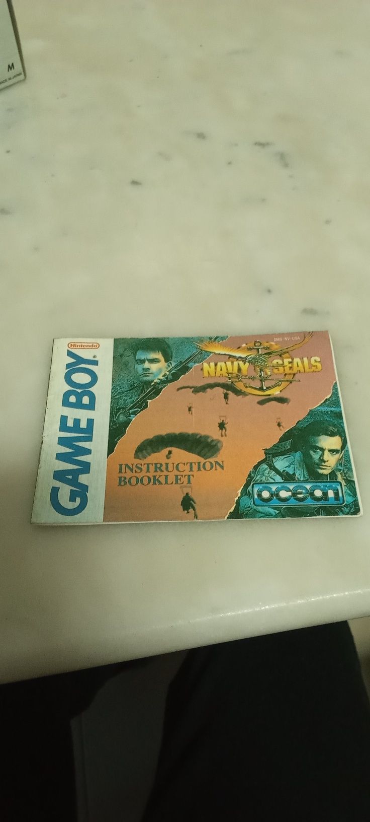 Manual do jogo game boy (NAVI SEALS)