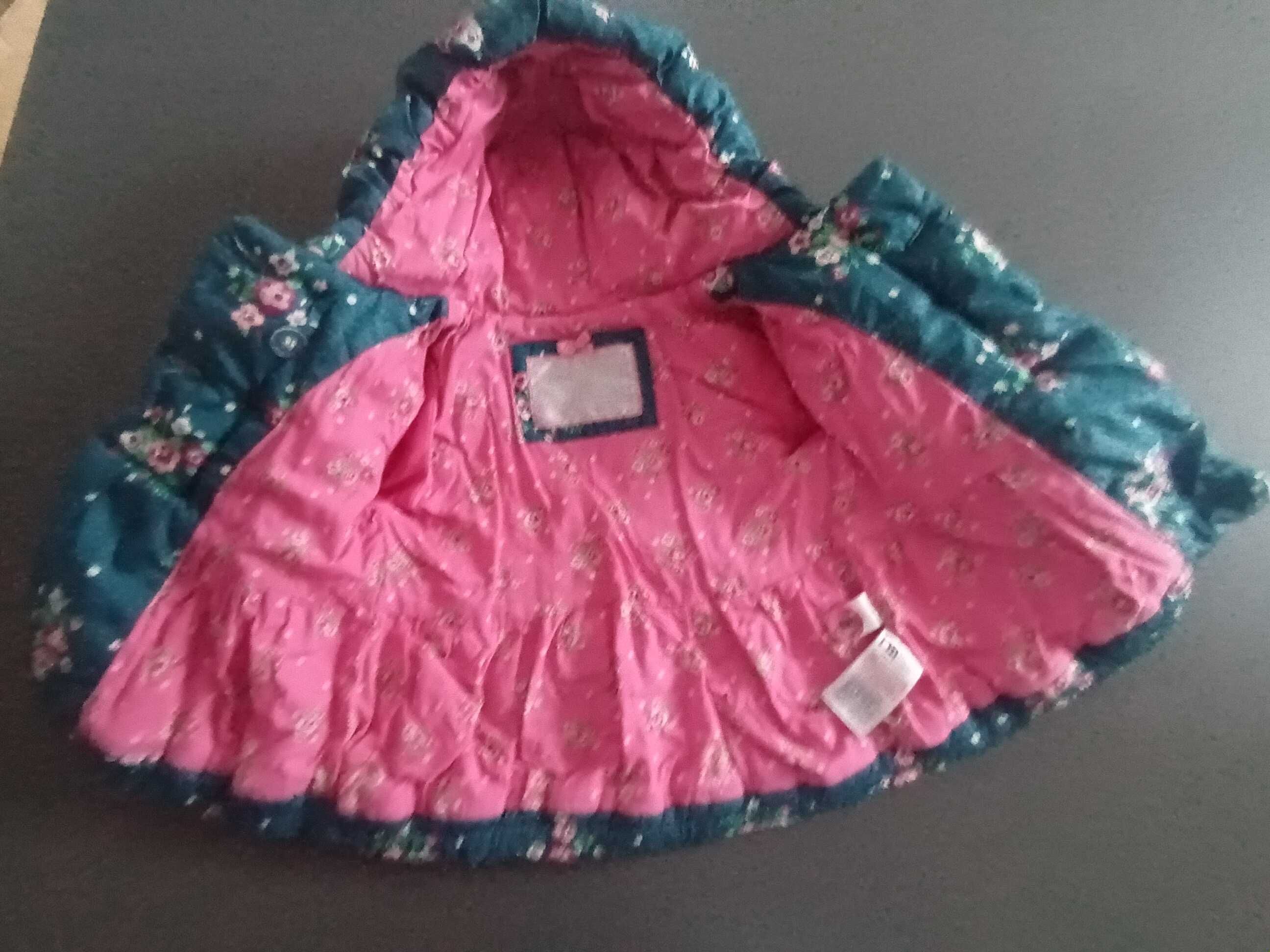 Sliczna kurteczka dla niemowlaka, r. 68