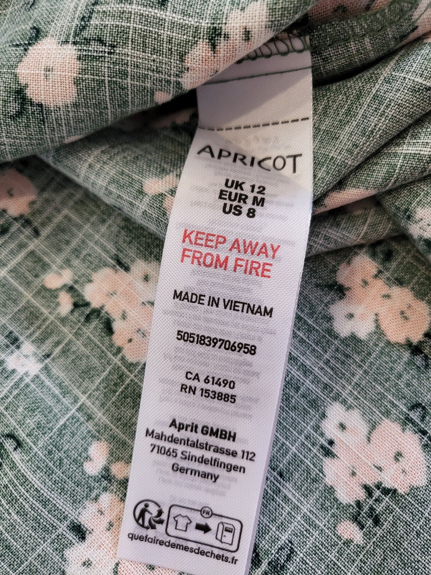 Натуральное, легкое, ярусное платье сарафан Apricot р. 12