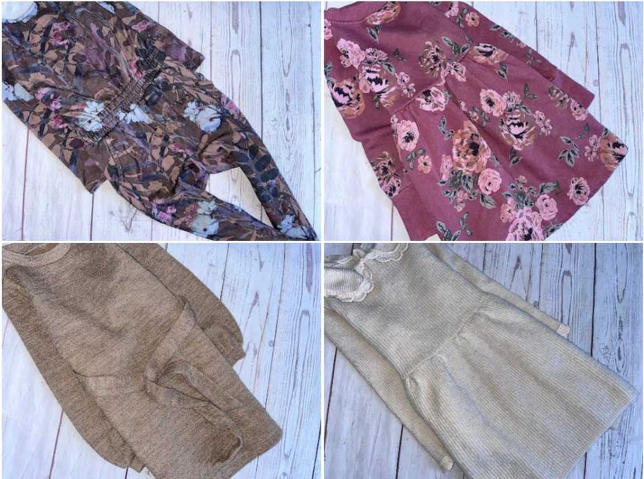 r.104-110 MEGA PAKA 55szt ZESTAW UBRANEK dla córci dziewczynki newbie