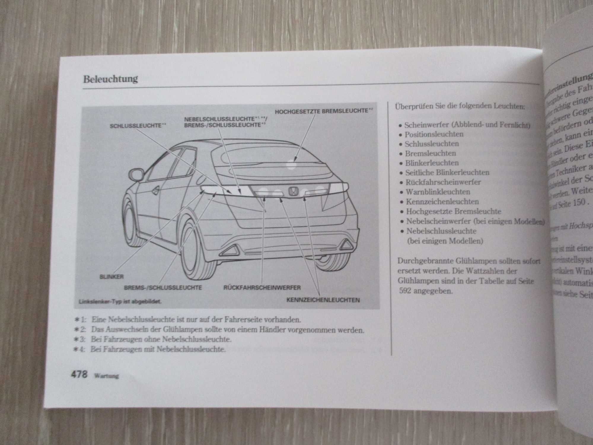 HONDA Civic VIII (UFO) Instrukcja Obsługi