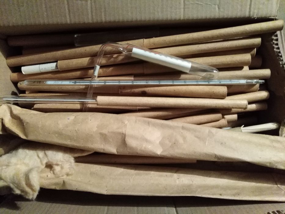 Термометры лабораторные стеклянные ртутные