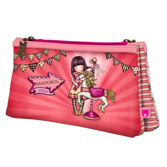 Podwójny Piórnik Gorjuss Fairground Carousel Santoro ,220x132 mm