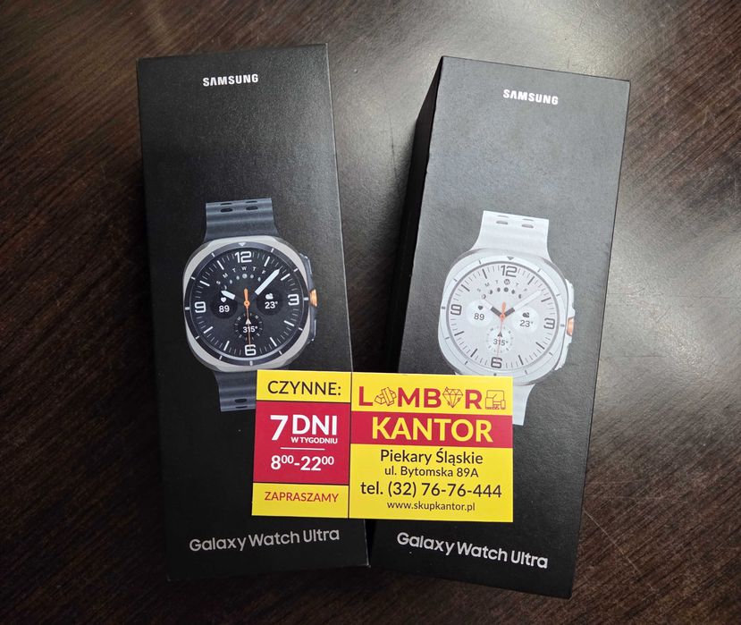 SAMSUNG GALAXY WATCH ULTRA 47mm / Srebrny lub Biały / LTE / SM-L705F