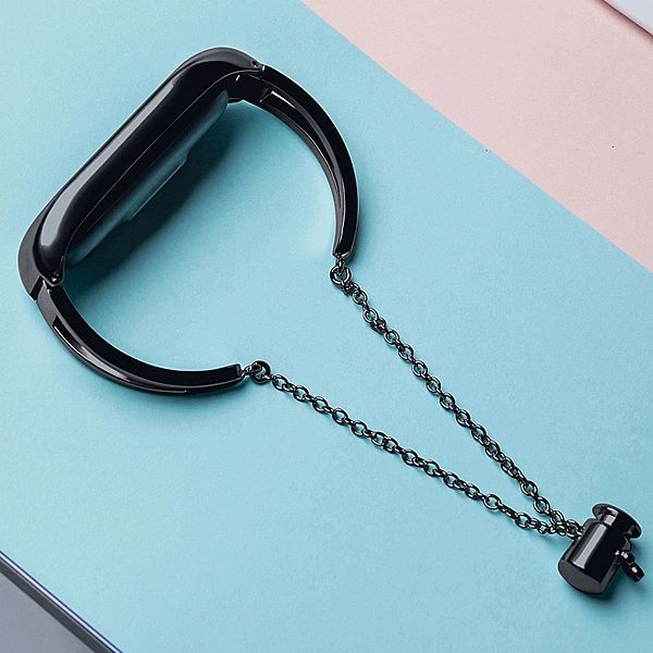 Zamienna metalowa opaska bransoleta łańcuszek pasek do Xiaomi Mi Band
