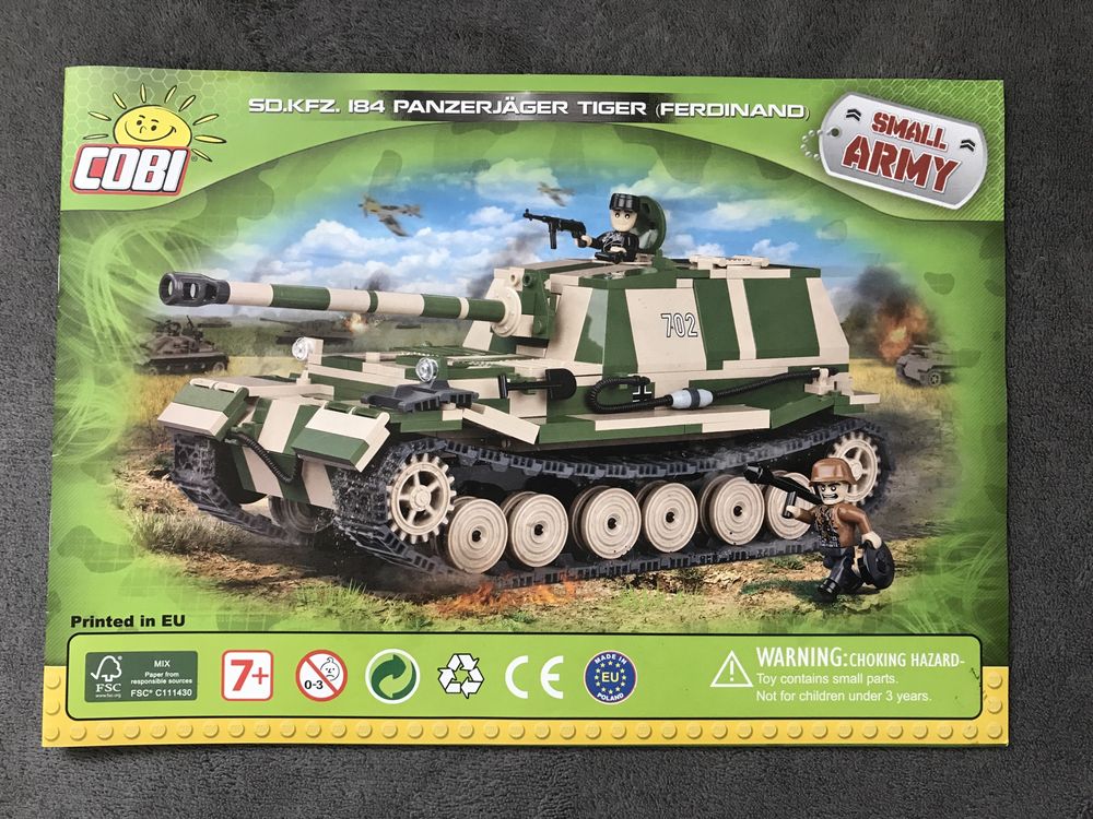 Klocki cobi czołg Ferdinand cobi169