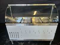 Bancada refrigerada com vitrine