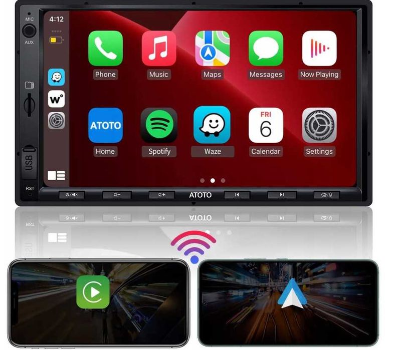 Atoto F7 WE 7-calowe radio z Bluetooth Gps Navi F7G2A7WE