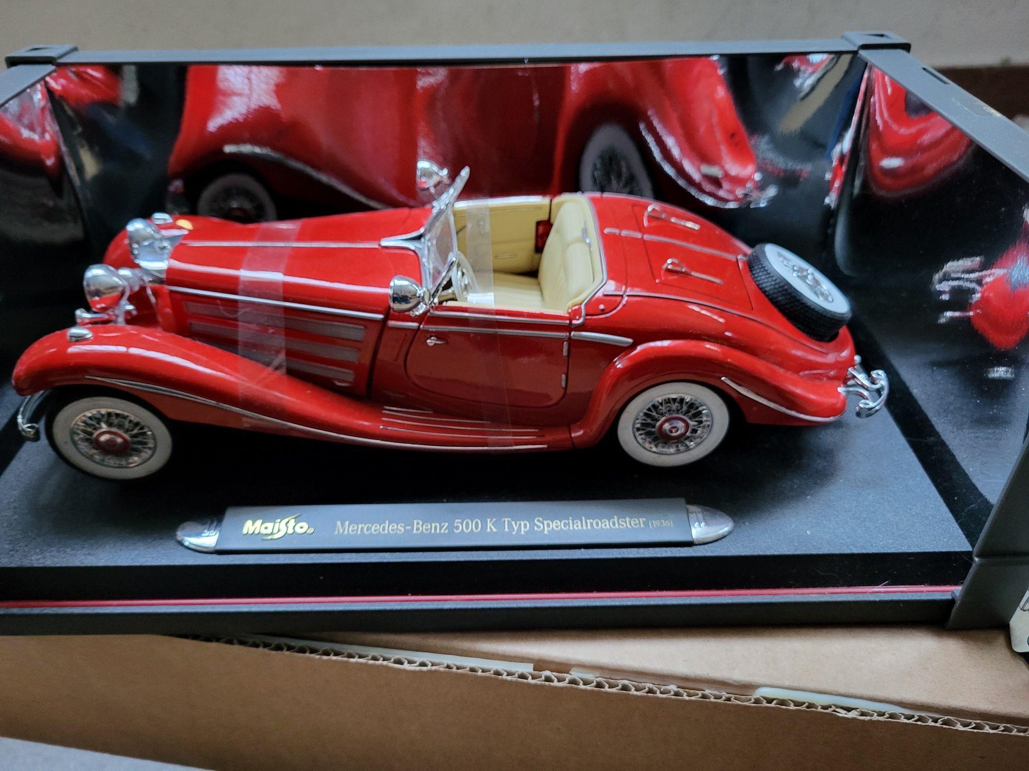 Mercedes Benz 500k typ specialroadster 1:18 miniatura
