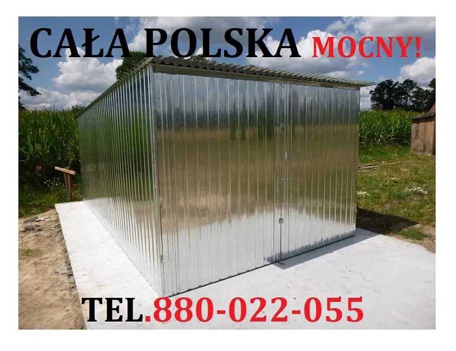 Garaż blaszany BLASZAK Garaże blaszane 3x5 4x5 4x6 5x6 CAŁY KRAJ raty!