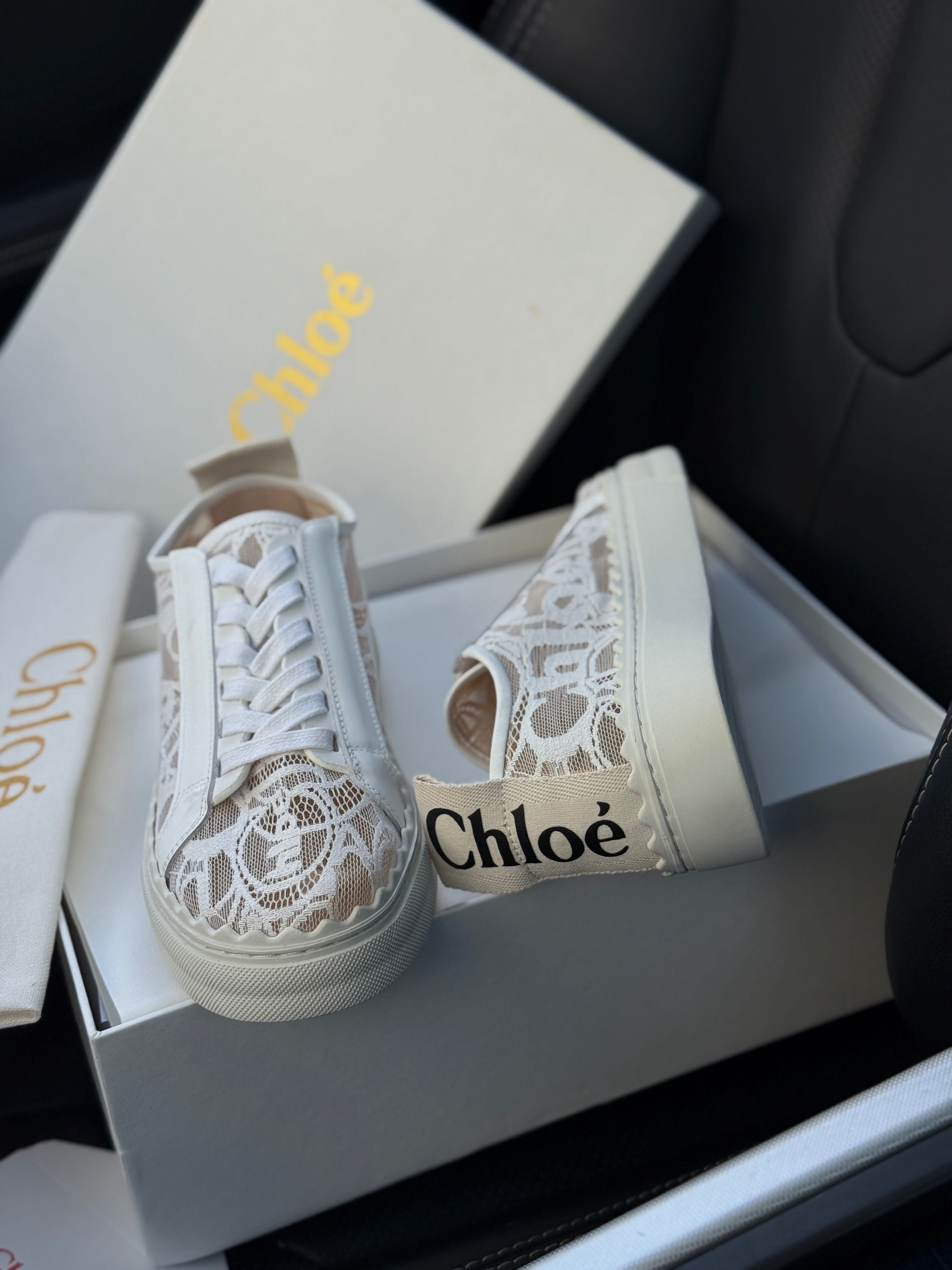 Кеди Chloe білі літні
