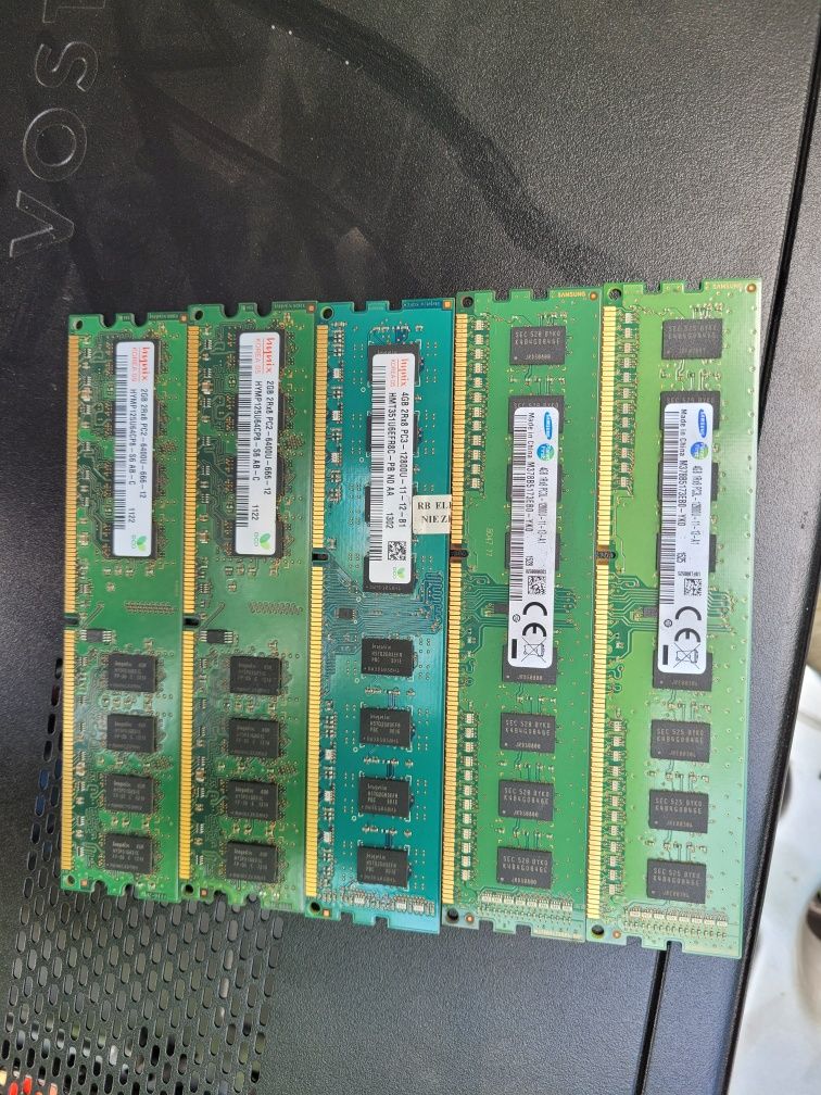5 szt. Pamięć RAM DDR3  2RX8 12800U