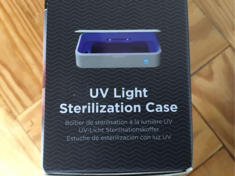 Caixa de esterilização por luz UV