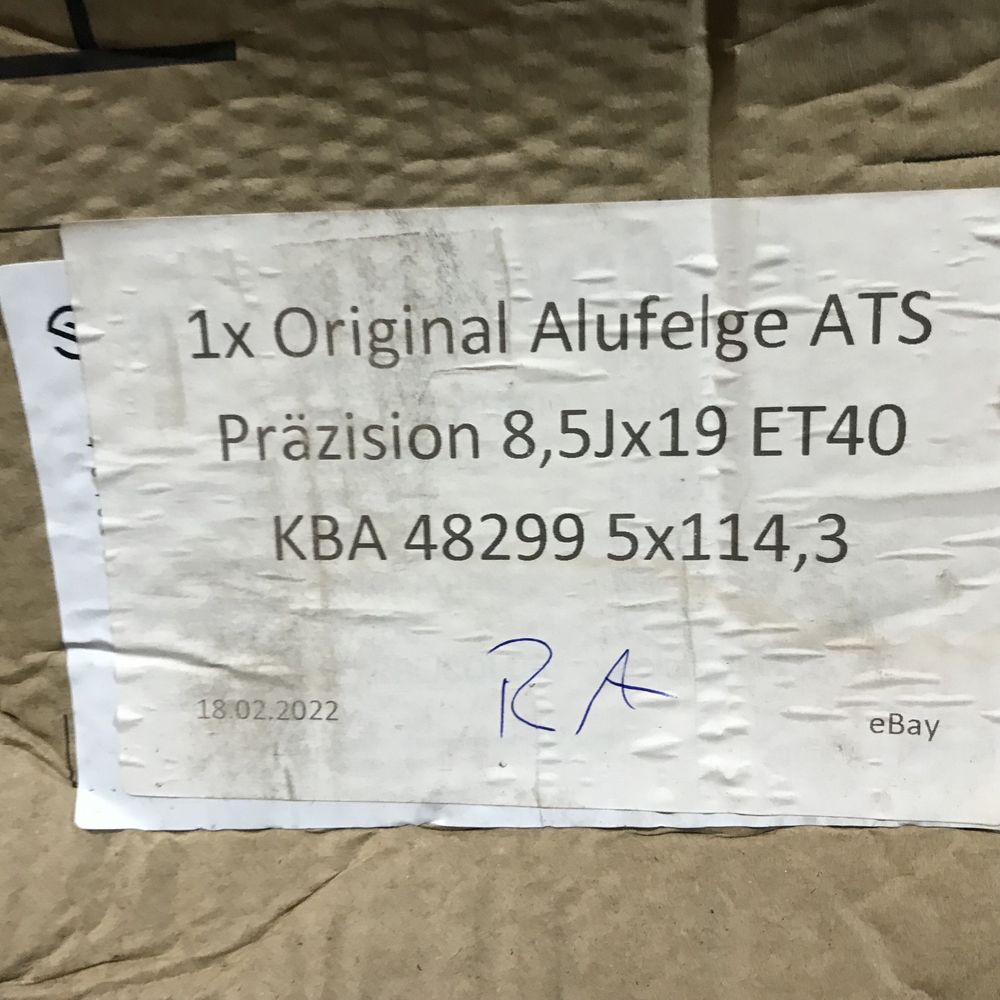 Alufelga ATS  5x114,3 8,5 Jx19 Et 40