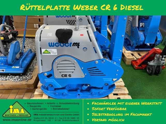 Zagęszczarka gruntu WEBER CR 6 CCD2.0 diesel