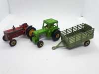 Traktor x 2 + przyczepa rolnicza Husky + Matchbox