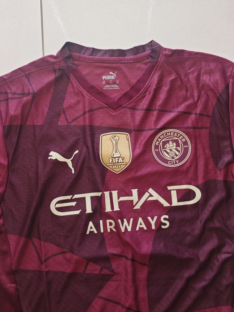 Koszulka piłkarska De Bruyne 17, Manchester City r XXL