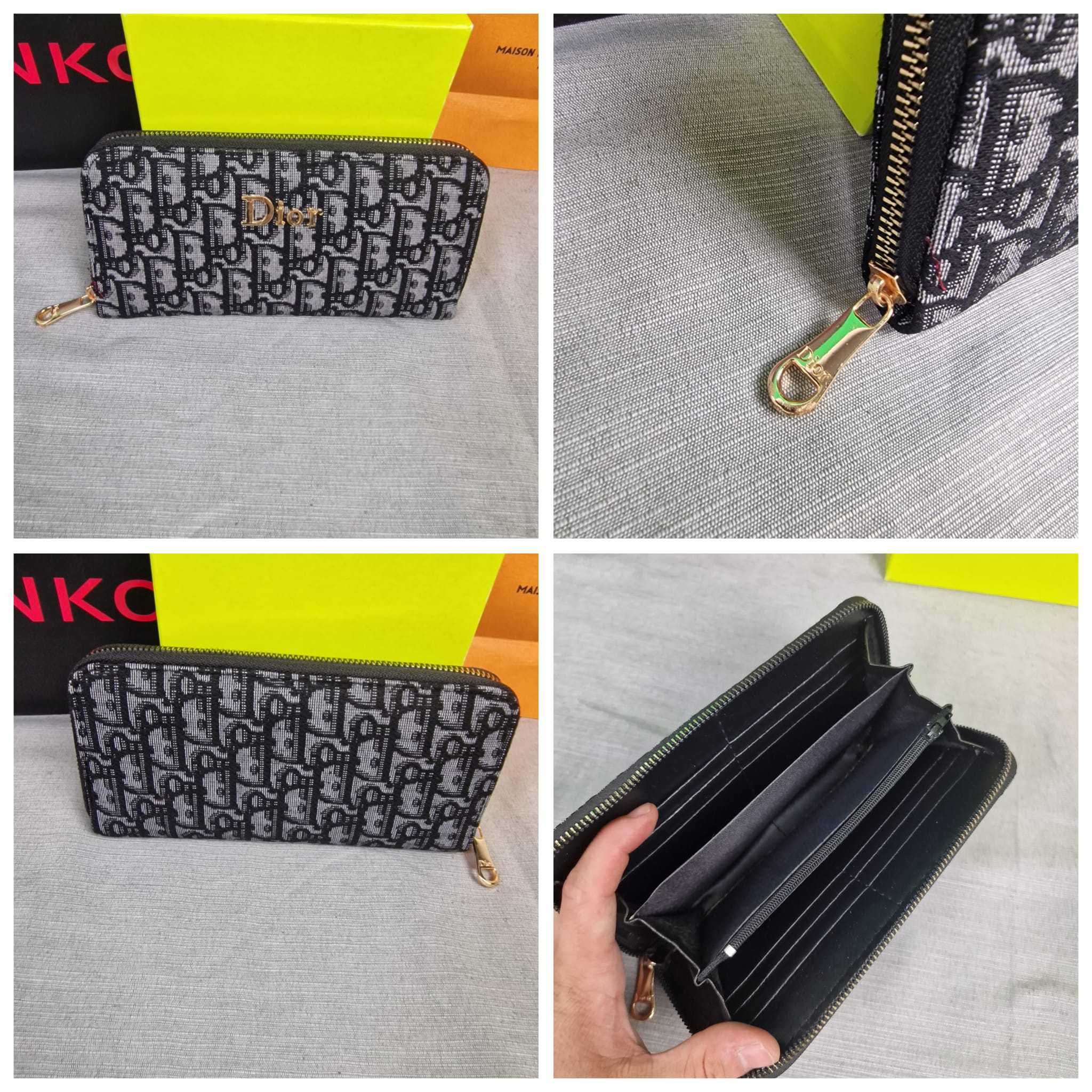 portfel damski dior kolory duzy monogram