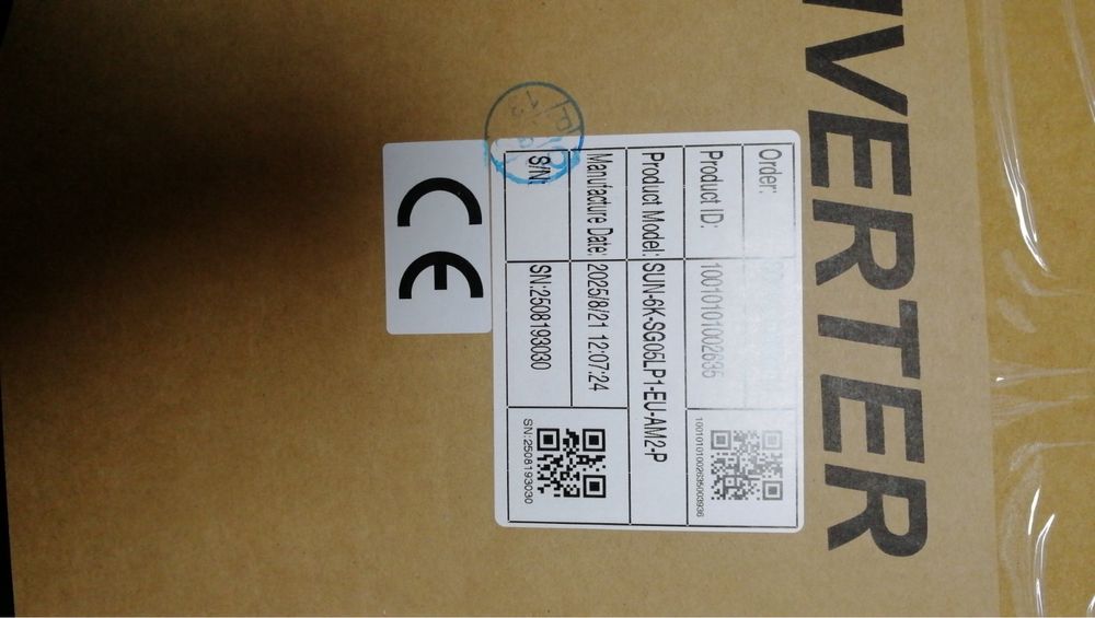 6, 8, 12, 15кВт Гібридний інвертор Deye 48В, SUN-6K-SG05LP1-EU-AM2,