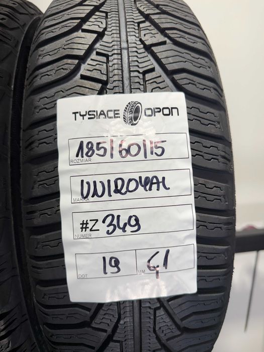 Opony Zimowe 185/60/15 Uniroyal MSPlus77 Komplet #Z349
