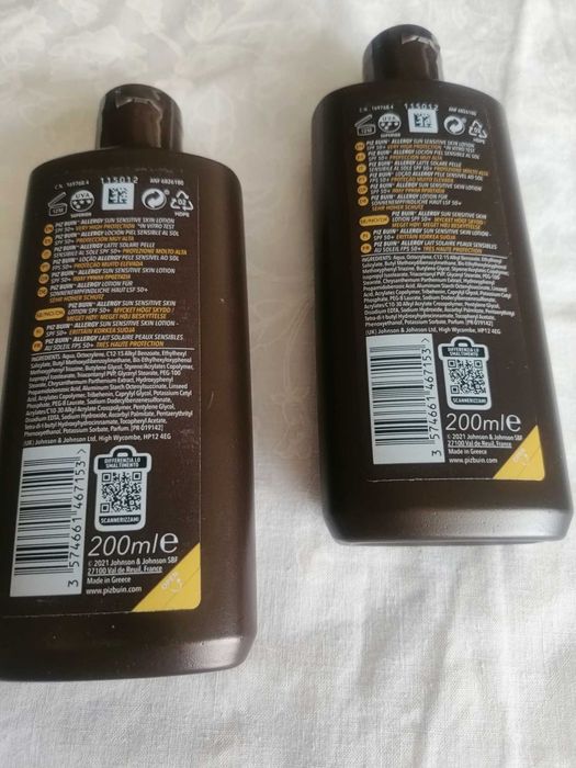 Piz Buin Moisturising Sun SPF 50 2 pack 200ml Balsam Do Opalania